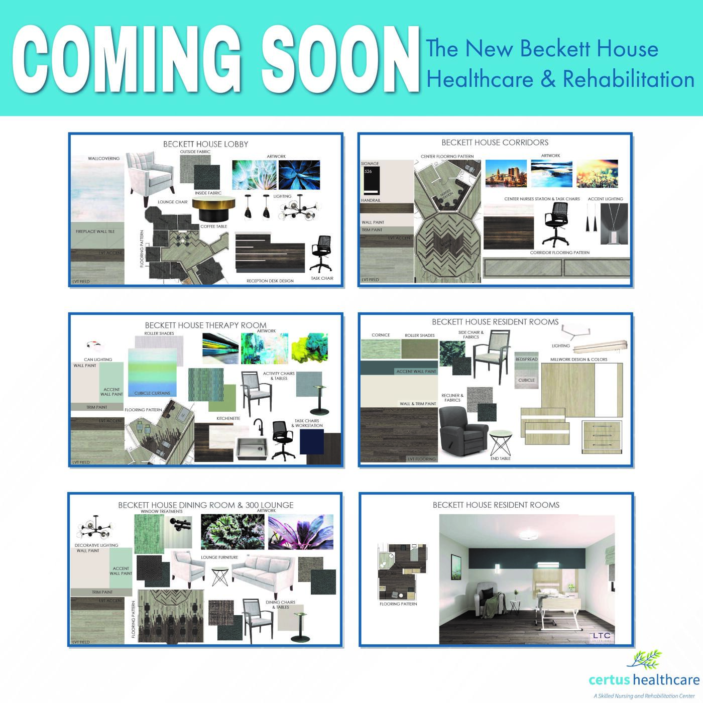 New Beckett House Nursing and Rehabilitation Center Renovation Updates